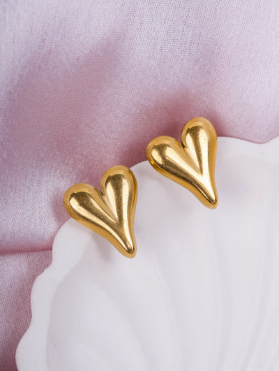 Bold Heart Earrings