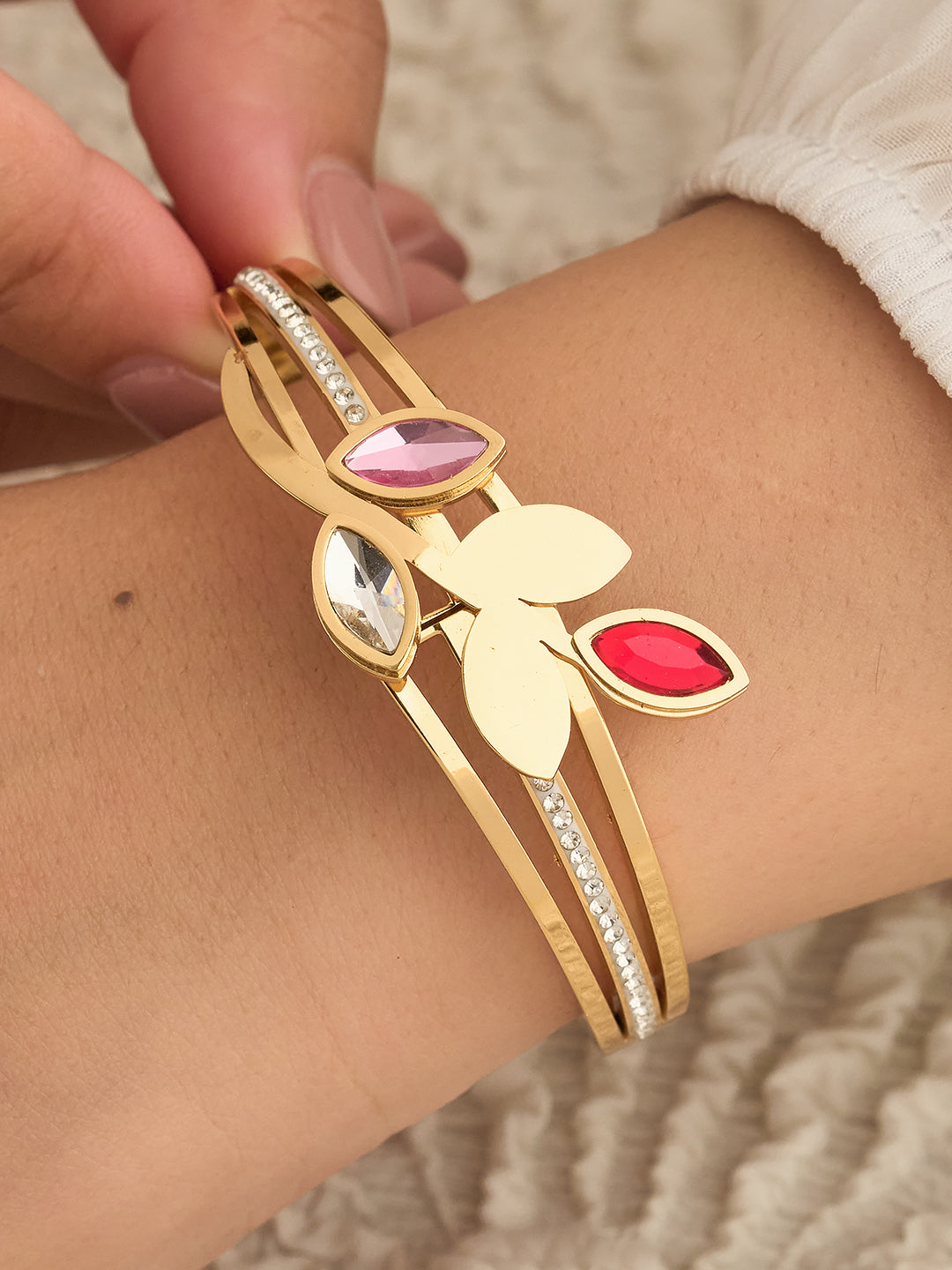 Floral Gem Luxe Bracelet