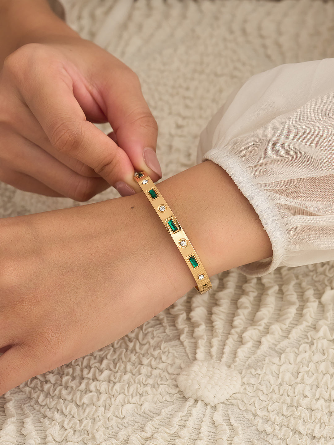 Emerald Edge Bracelet