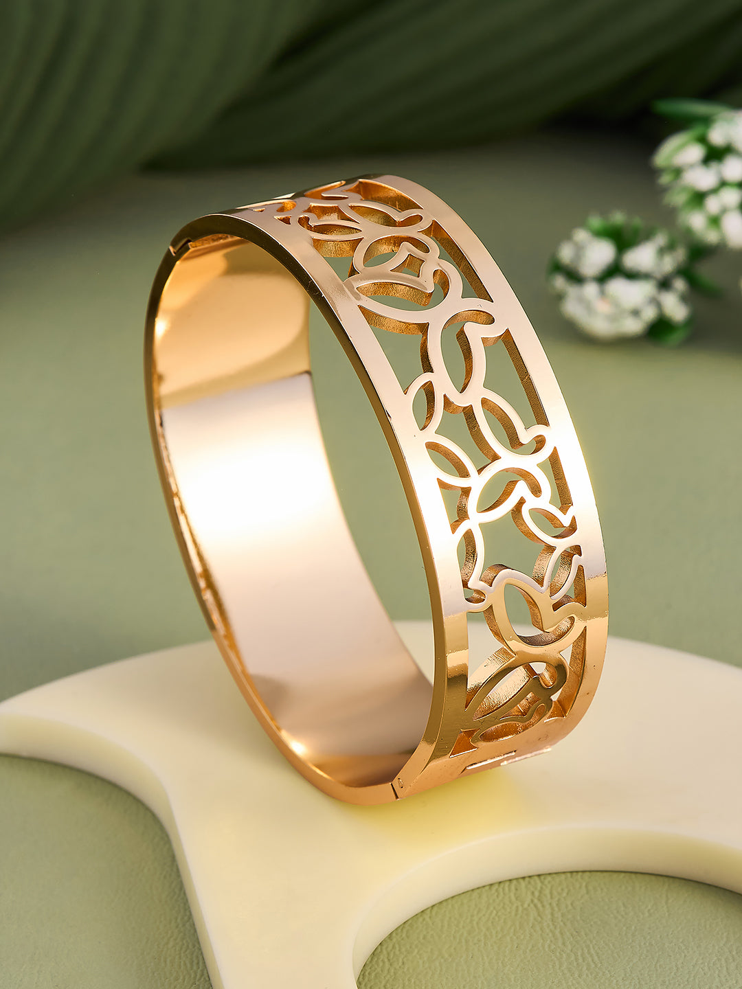 Golden Vine Cuff Bracelet