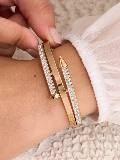 Aveline Spear Luxe Crystal Cuff Bracelet