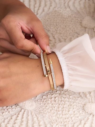 Aveline Spear Luxe Crystal Cuff Bracelet