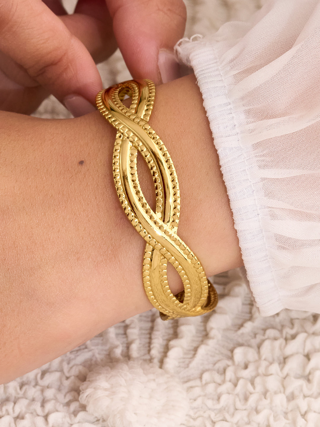 Seraphina Infinity Twist Bracelet