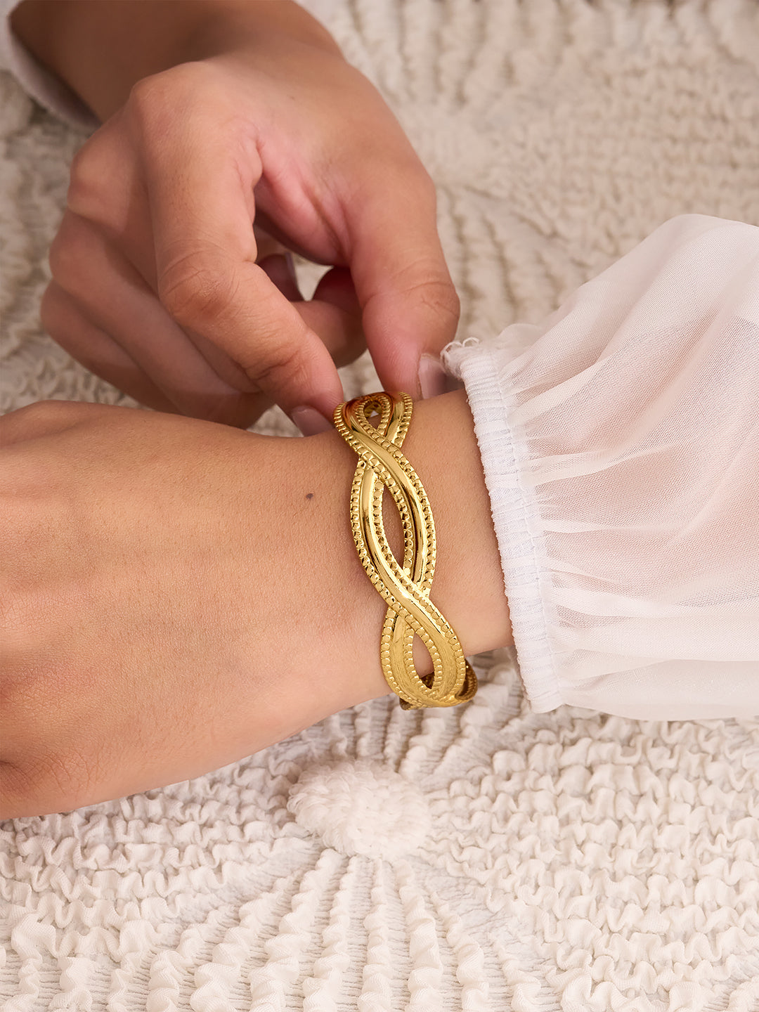 Seraphina Infinity Twist Bracelet
