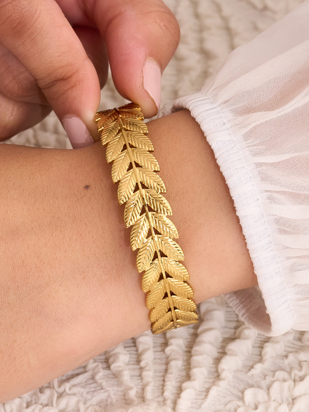 Elowyn Leaf Vine Bracelet