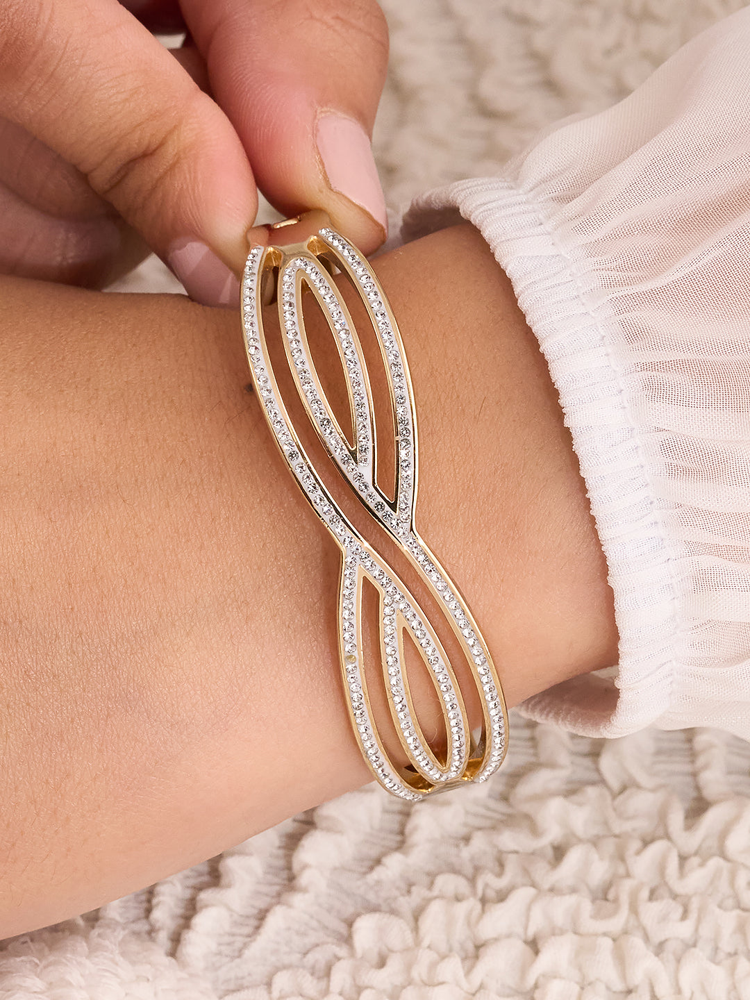 Seraphine Infinity Crystal Bracelet