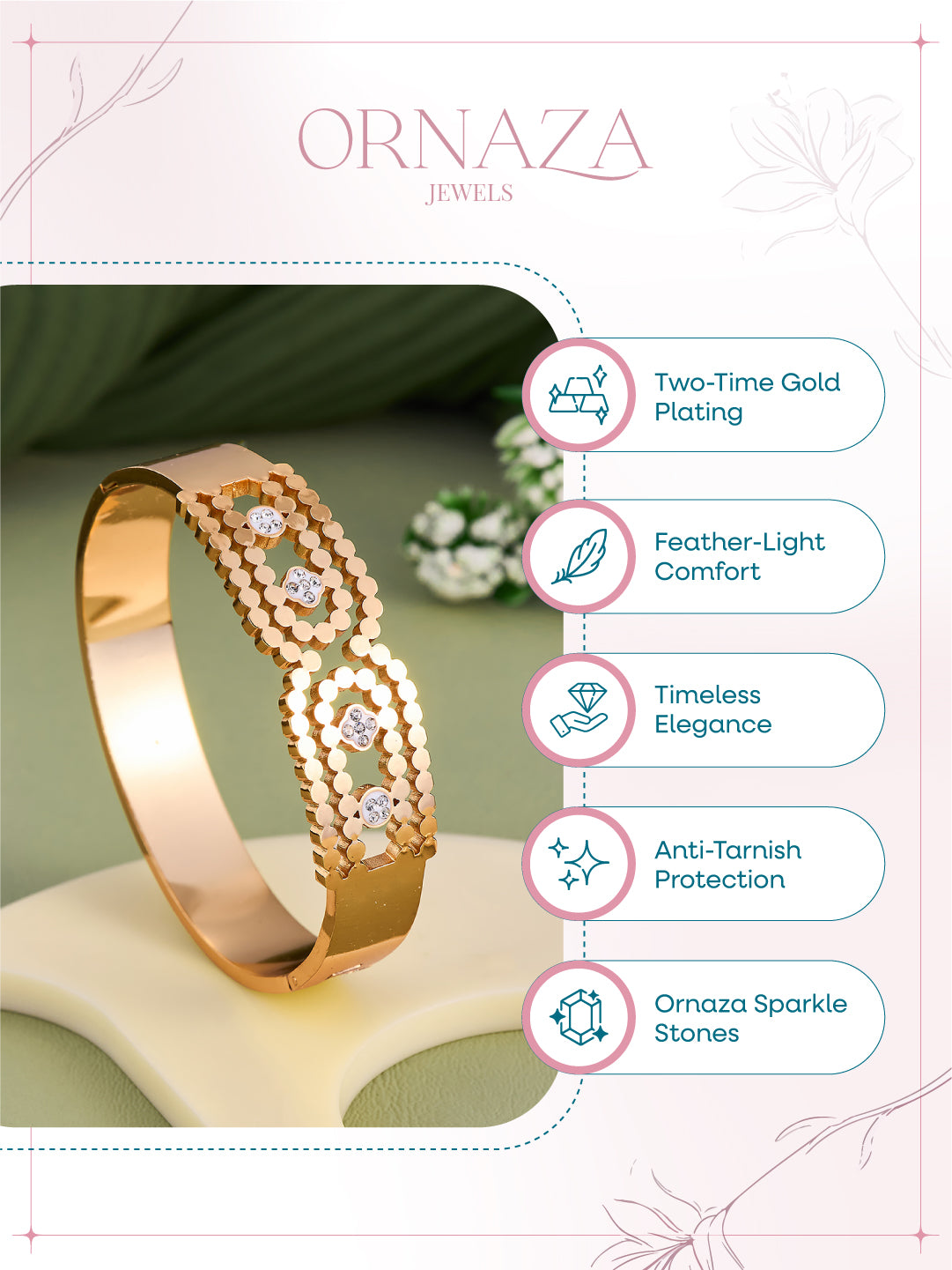 Royal Lace Statement Bracelet