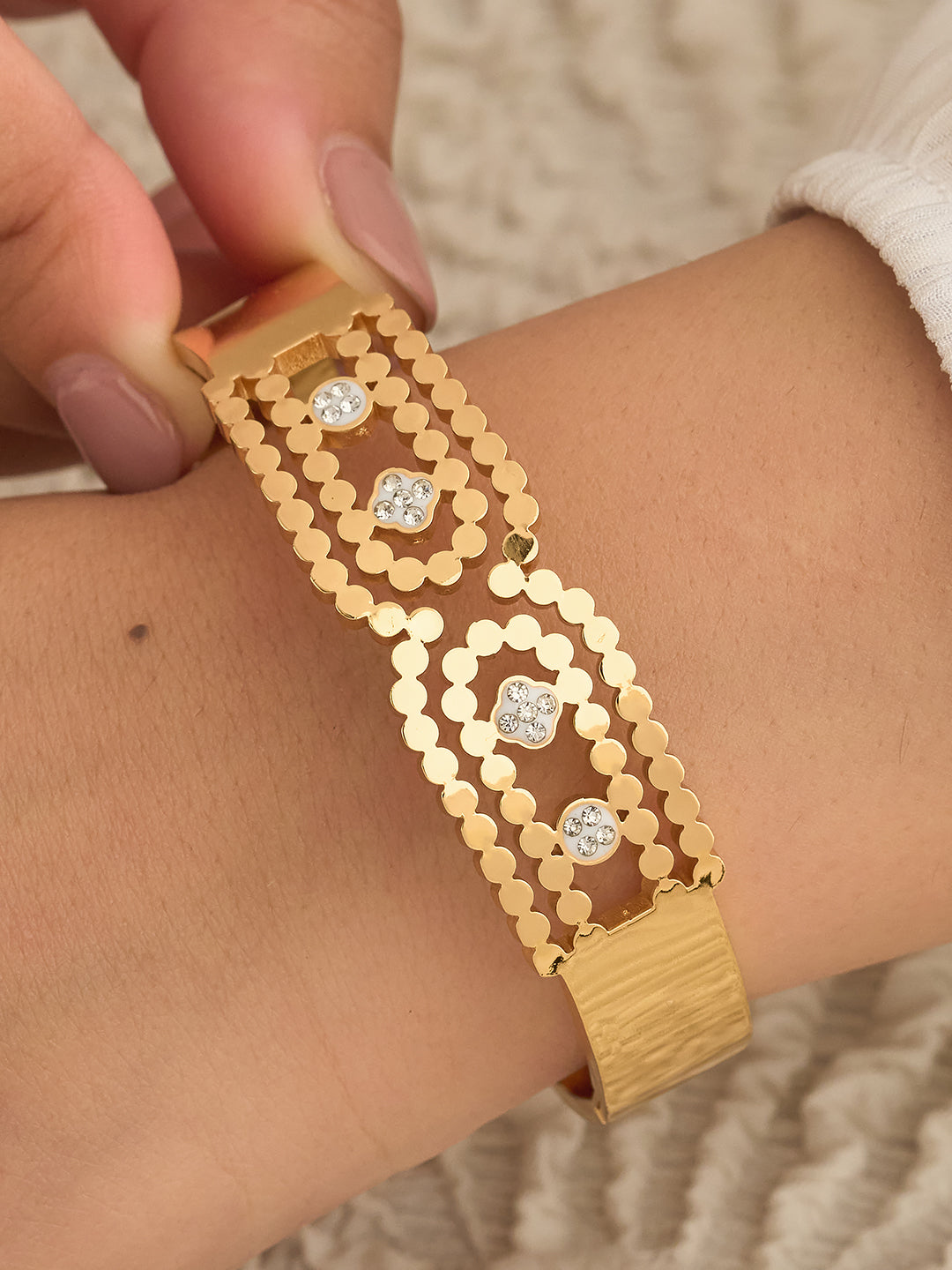 Royal Lace Statement Bracelet