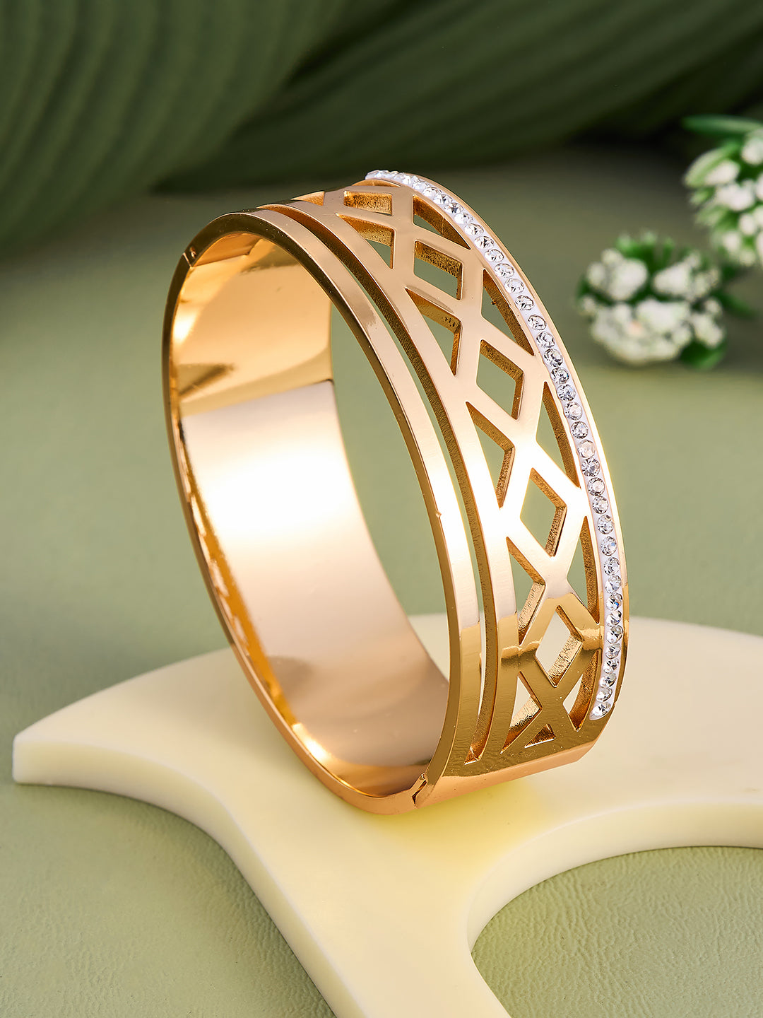 Golden Lattice Shine Bracelet