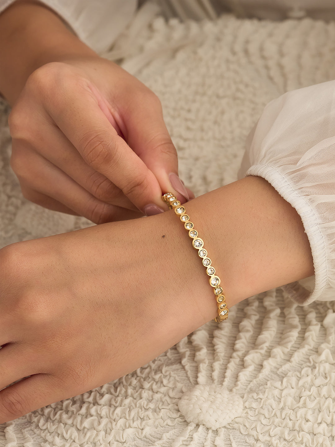 Classic Crystal Line Bracelet