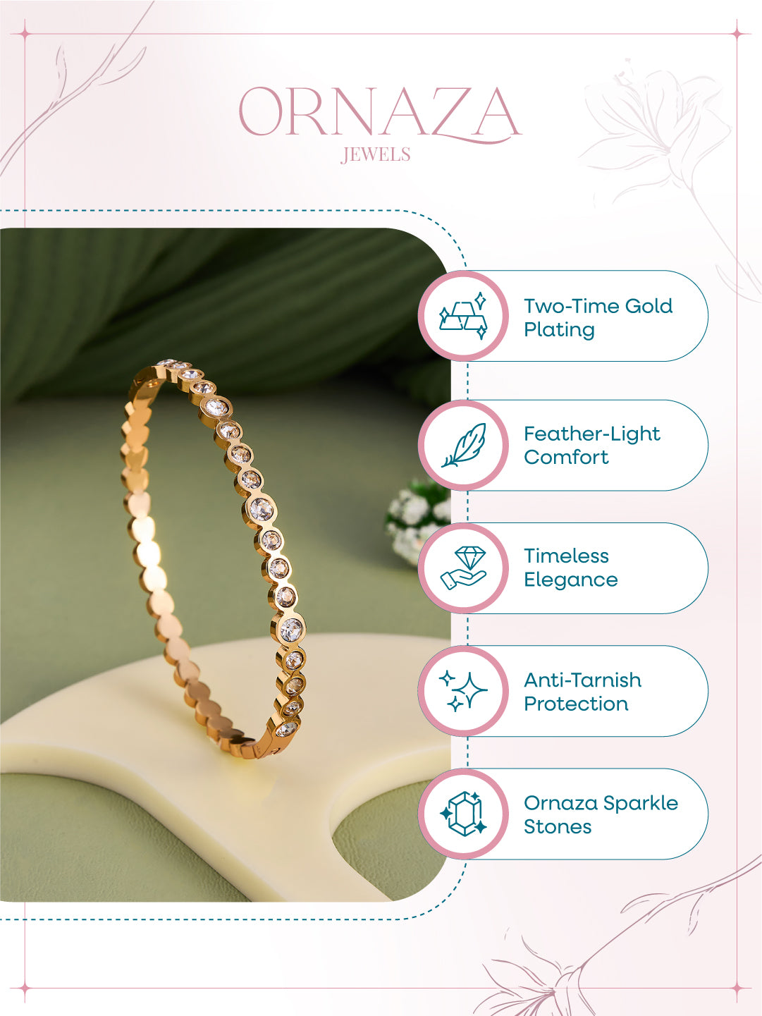 Classic Crystal Line Bracelet