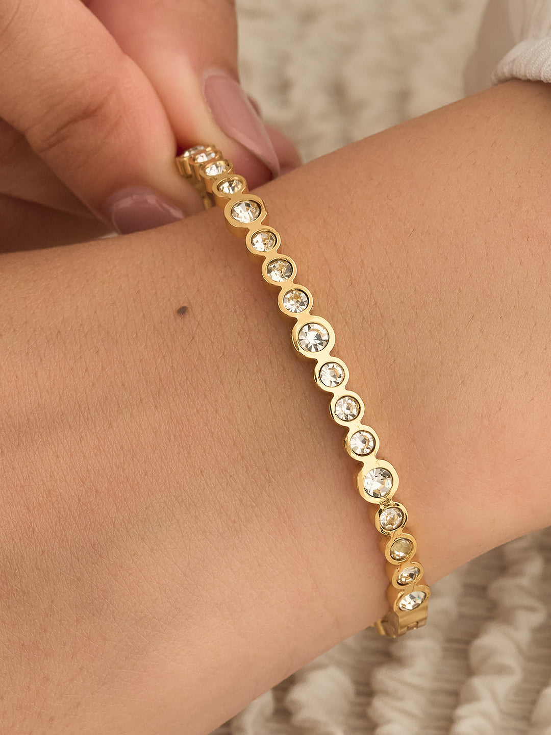 Classic Crystal Line Bracelet
