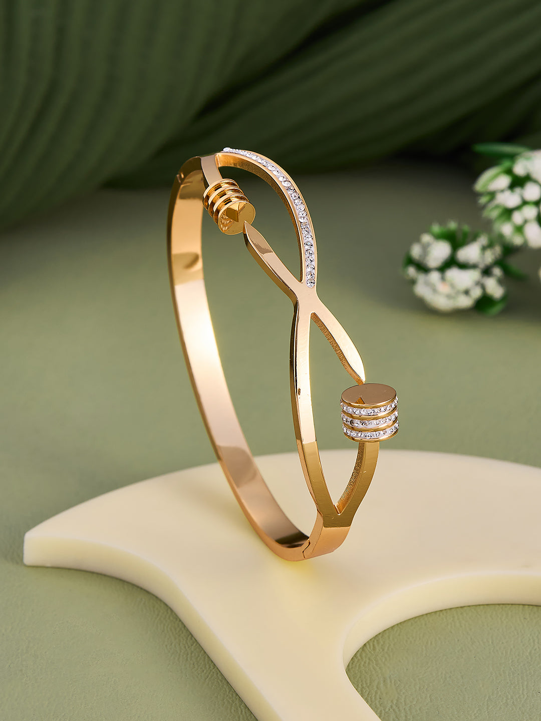 Infinity Luxe Open Bracelet