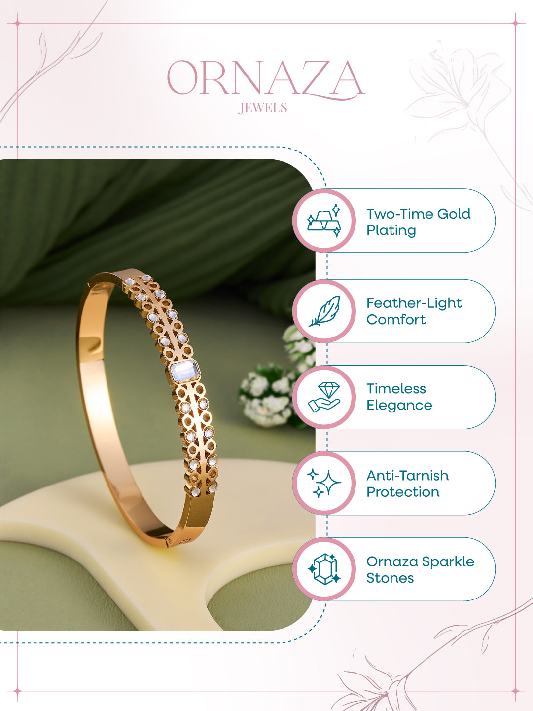 Crystal Lattice Bracelet