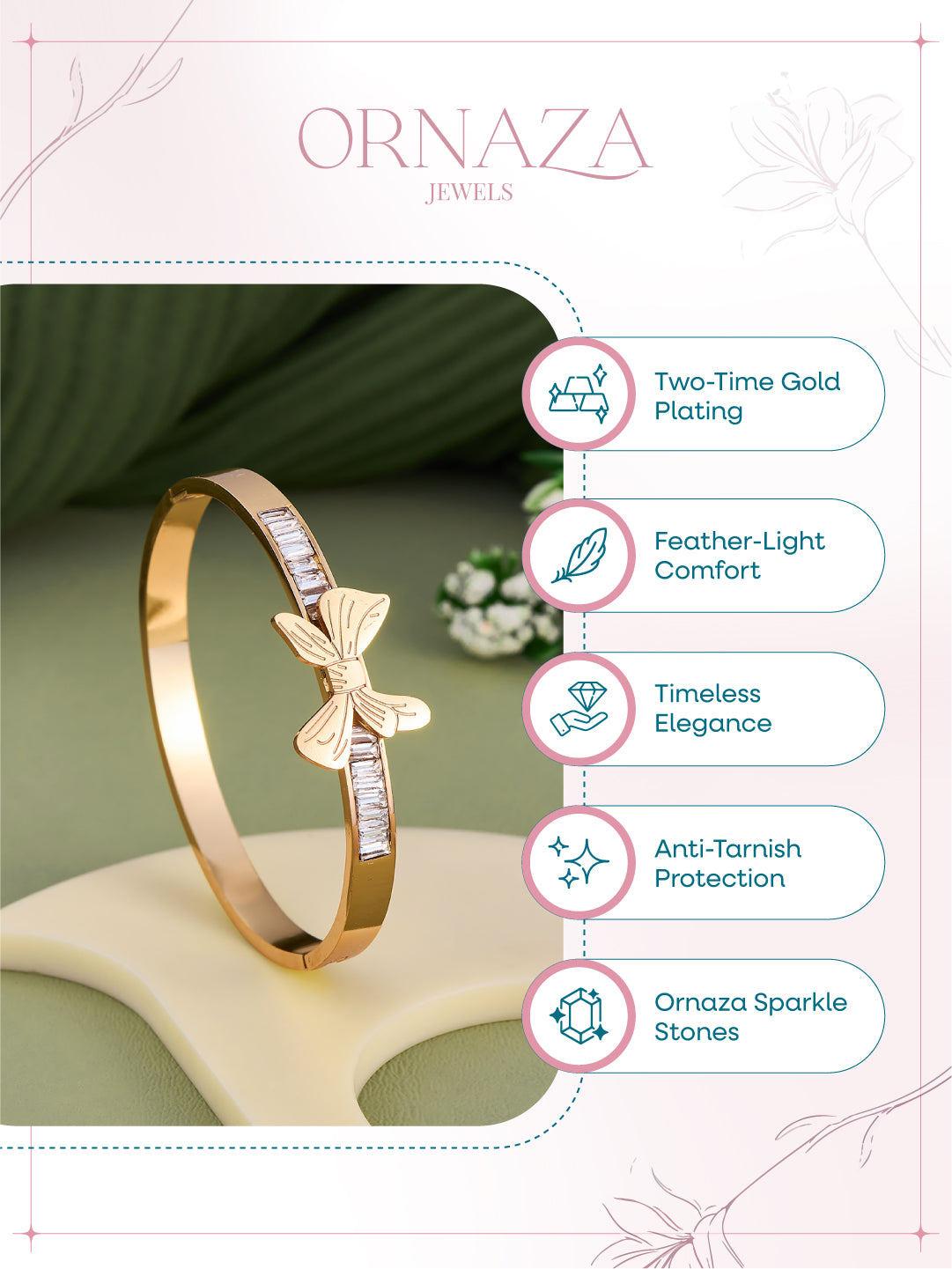 Golden Flutter Bracelet