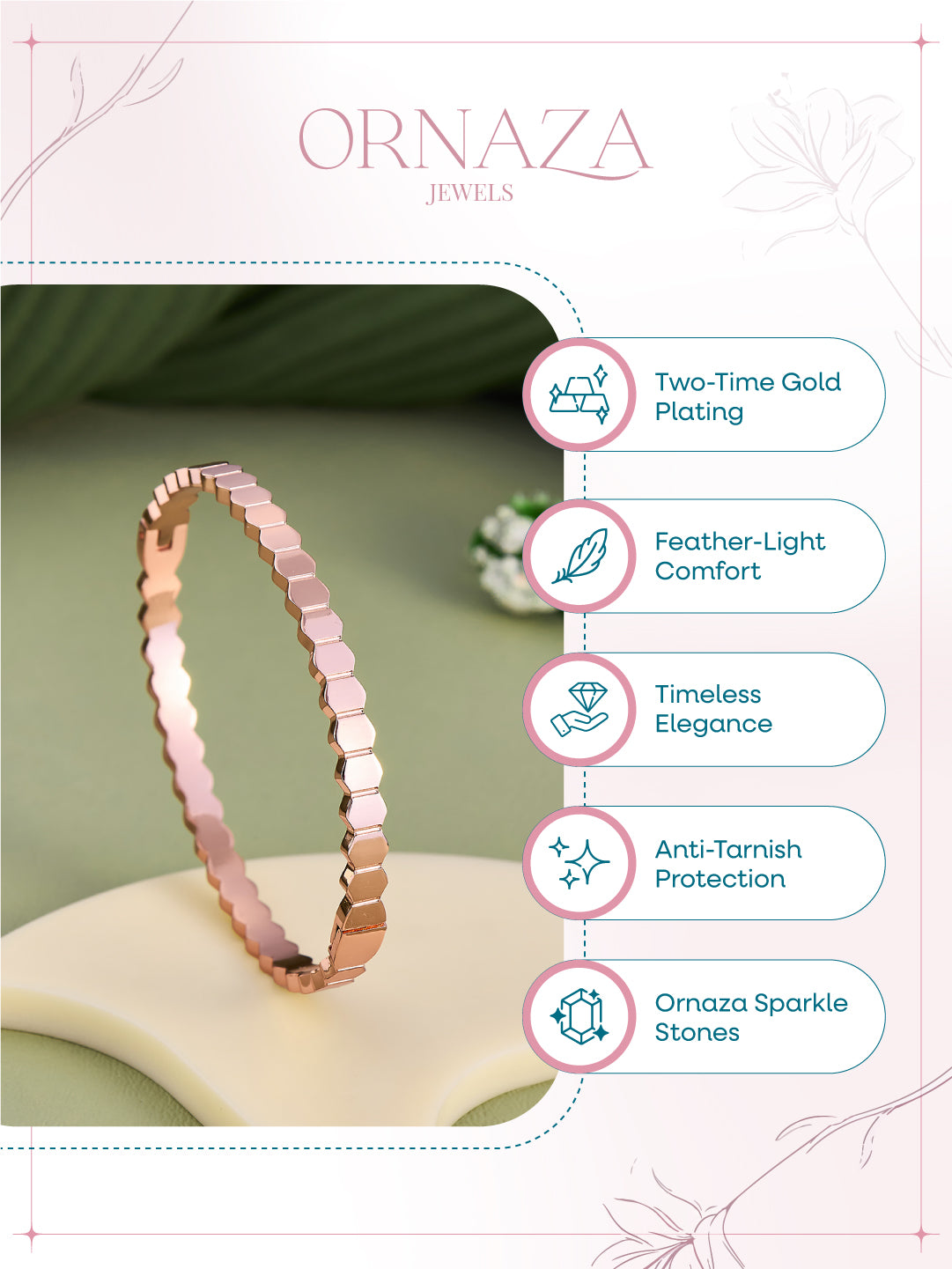 Hexa Glow Bracelet