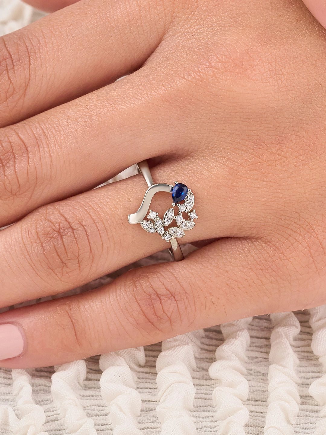Sapphire Bloom Ring