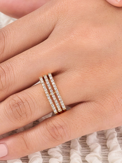 Elvara Triple Line Ring