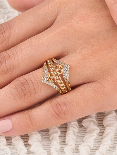 Zarelle Chain Luxe Ring