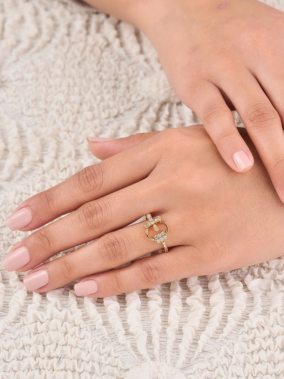 Aveline Bloom Link Ring