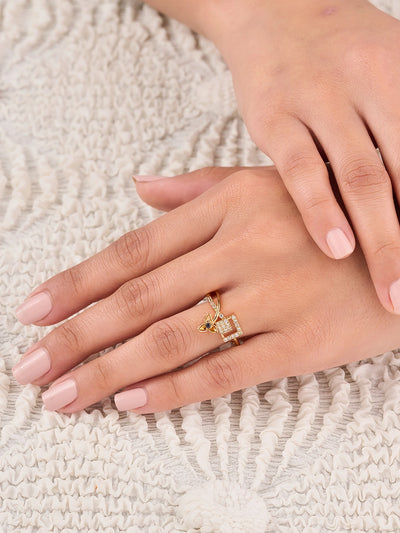 Elowen Butterfly Bow Ring