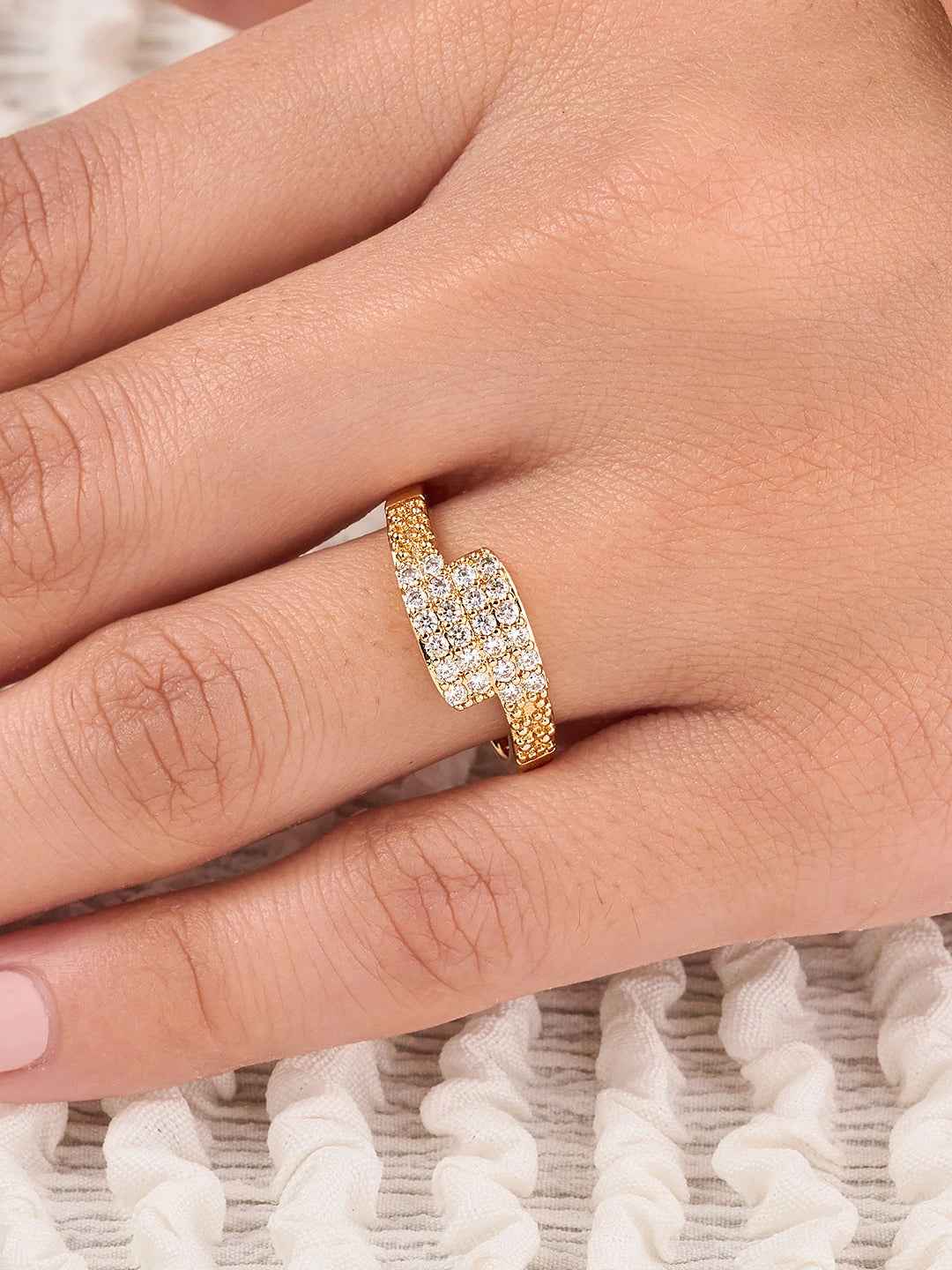 Aurelia Luxe Pavé Band Ring