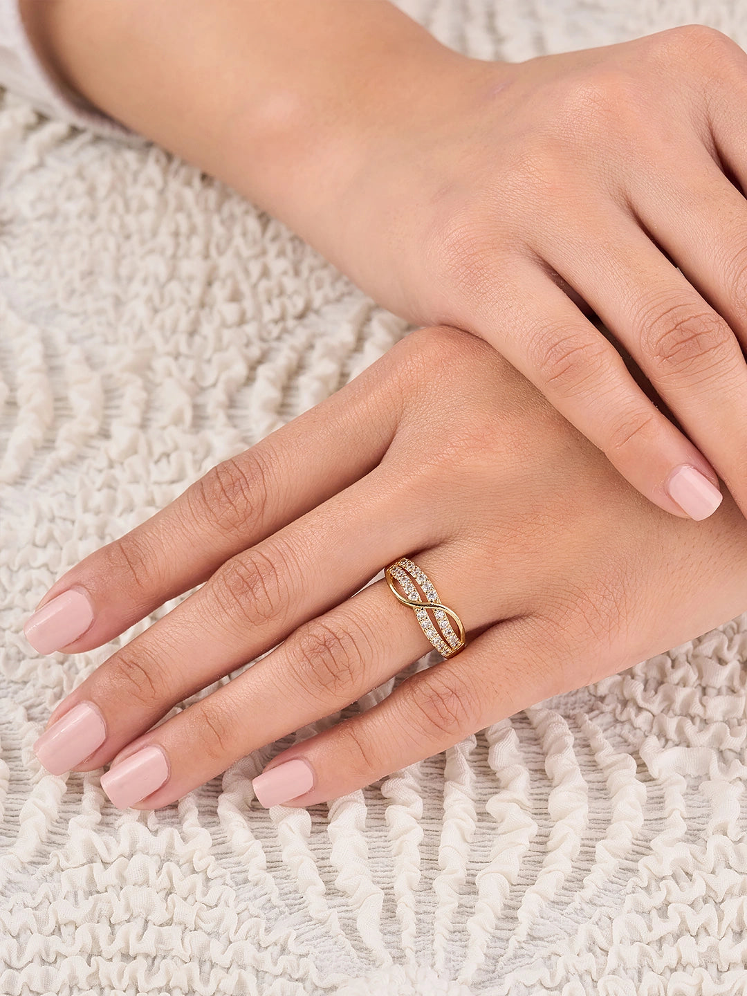 Aurelia Infinity Pave Ring