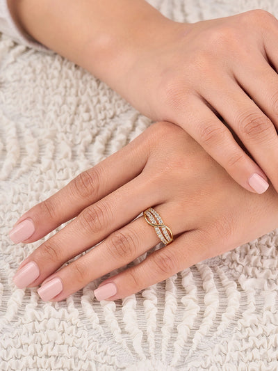 Aurelia Infinity Pave Ring