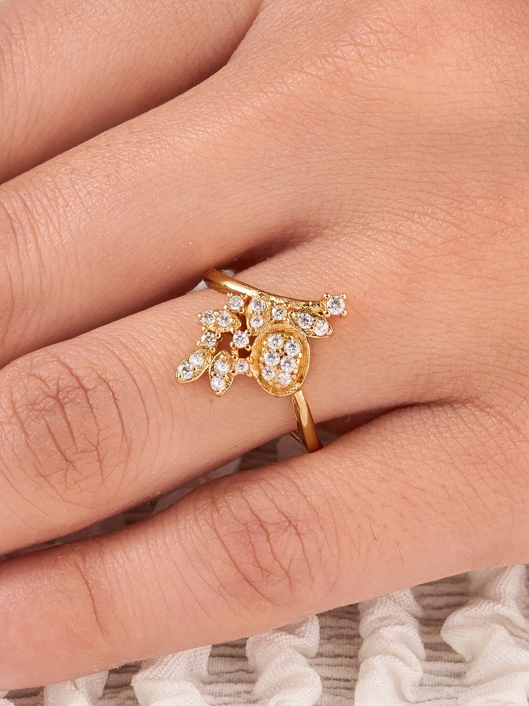 Aurelia Floral Cluster Ring