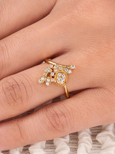 Aurelia Floral Cluster Ring