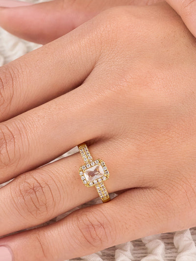 Aurelia Radiant Emerald-Cut Ring
