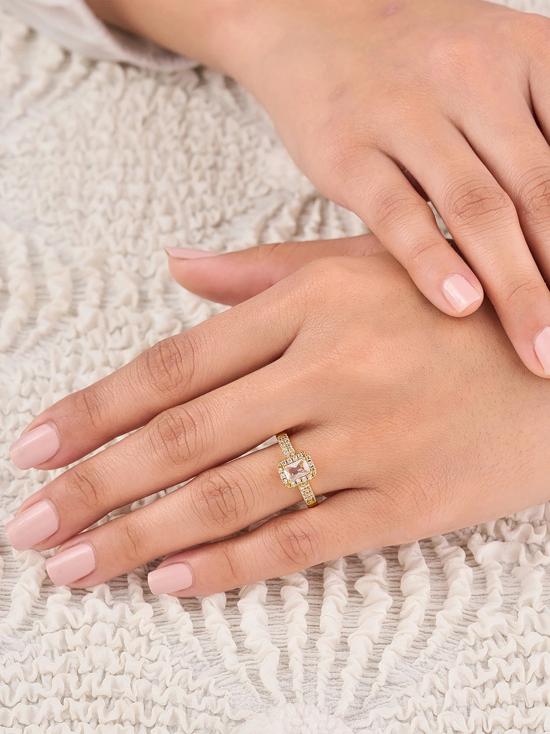 Aurelia Radiant Emerald-Cut Ring