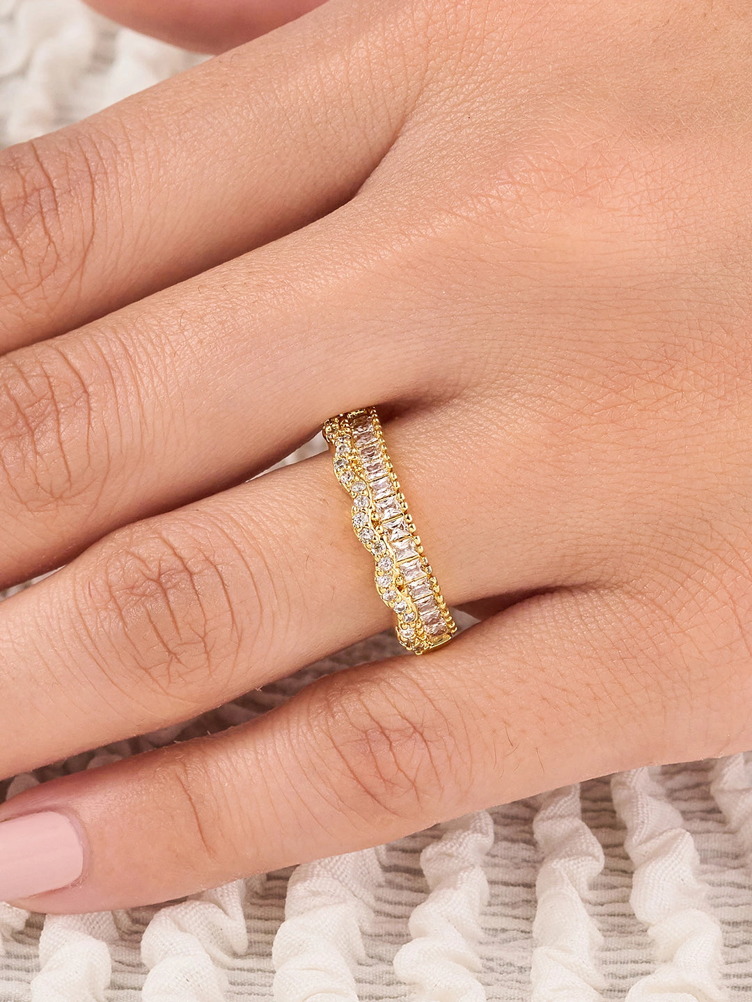 Elara Eternity Pavé Band Women’s Ring