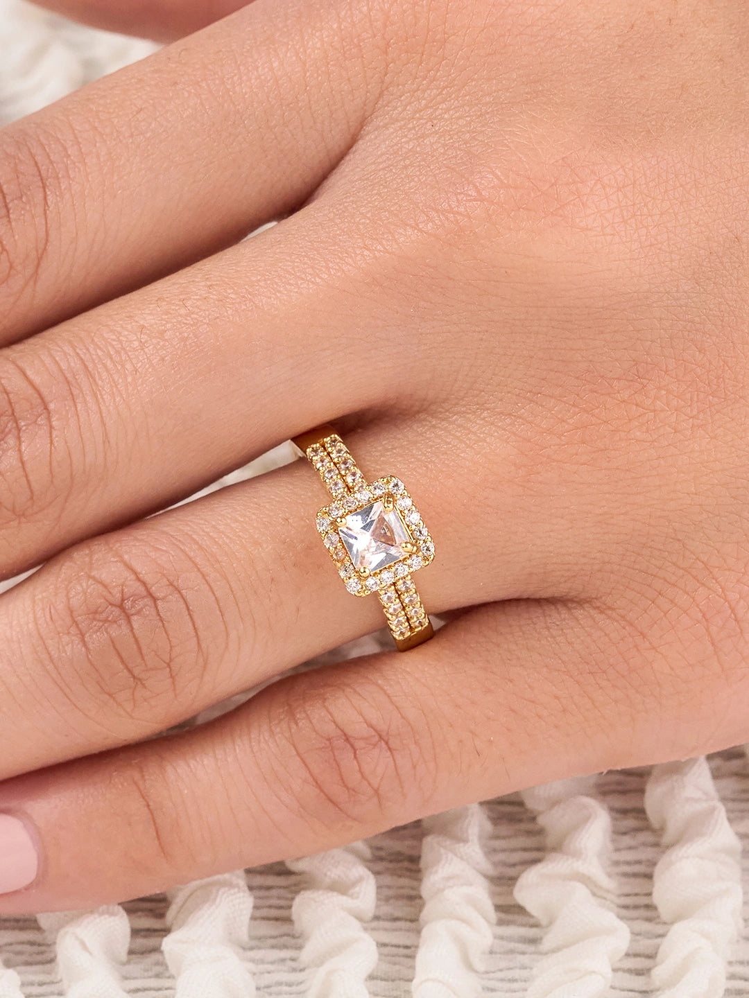Amara Princess-Cut Women’s Ring
