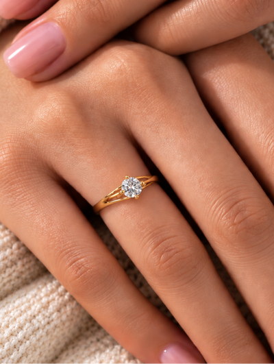 Elara Solitaire Ring