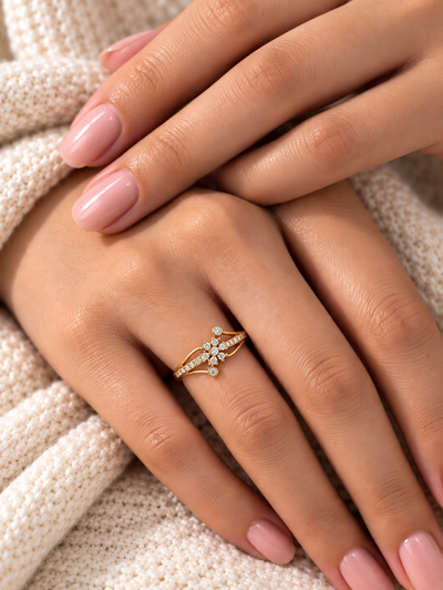 Elara Floral Ring