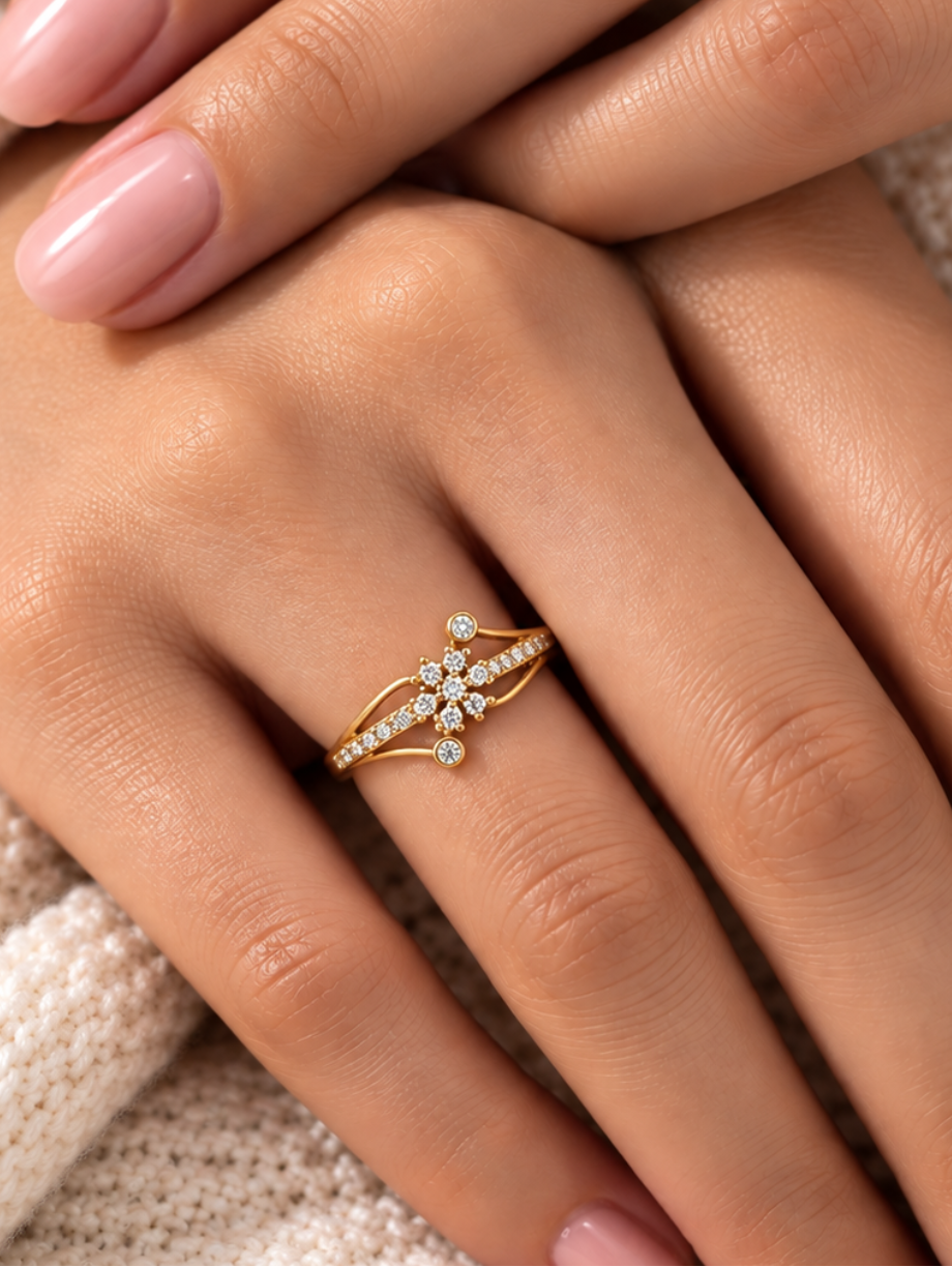 Elara Floral Ring