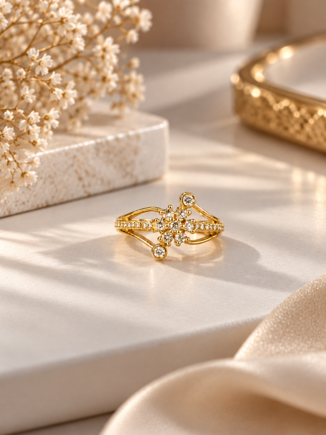 Elara Floral Ring