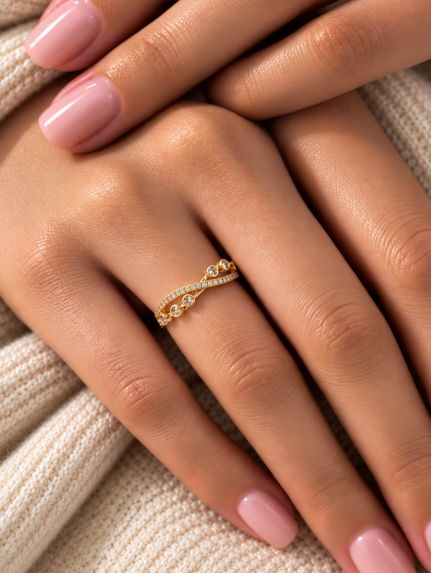 Elara Twist Ring