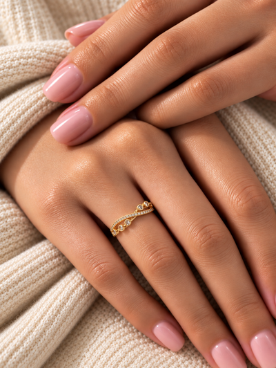Elara Twist Ring