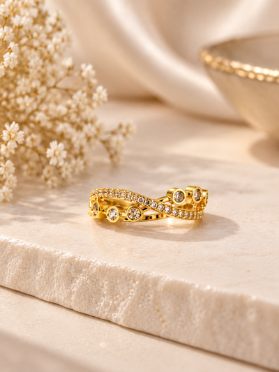 Elara Twist Ring