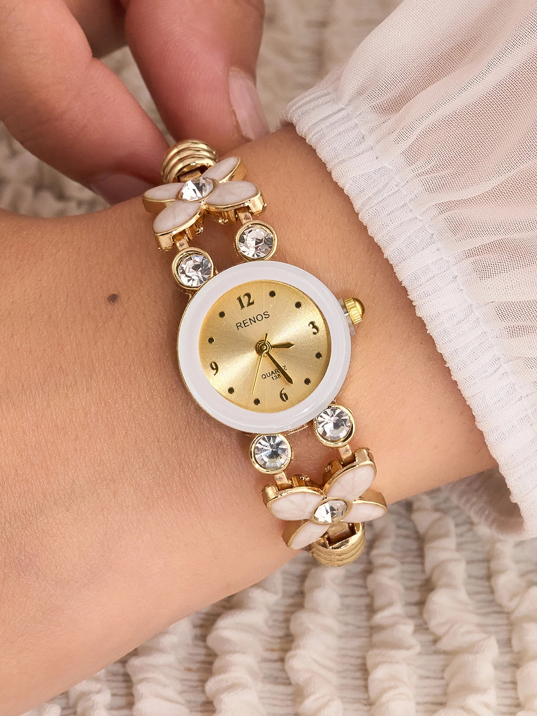 Celestia Pearl Flower Women’s Watch