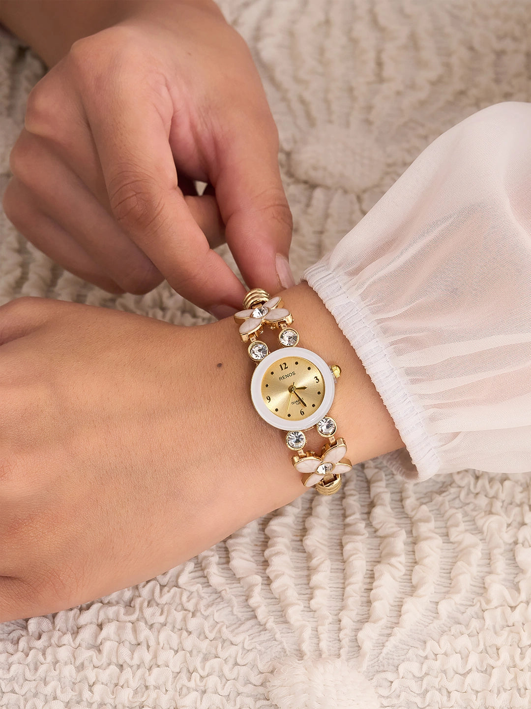 Celestia Pearl Flower Women’s Watch