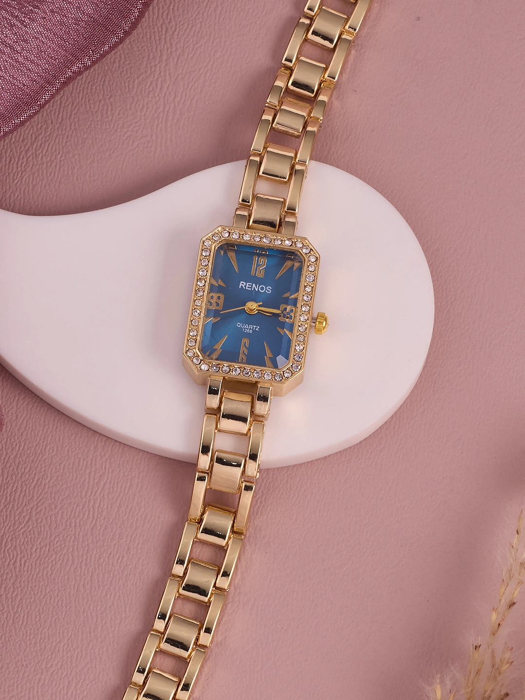 Seraphina Blue Rectangle Women’s Watch