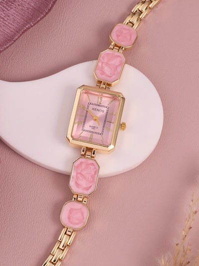 Rosalie Pink Rectangle Women’s Watch