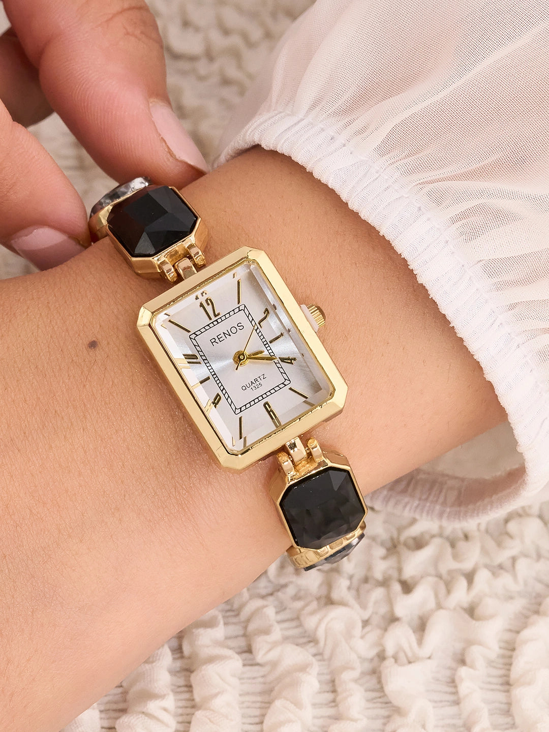 Noir Elise Rectangular Women’s Watch