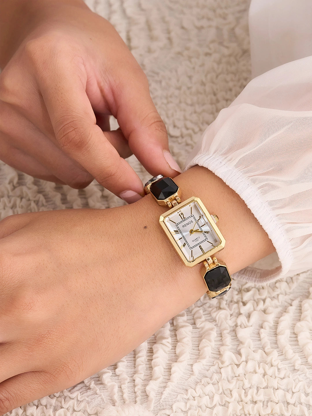 Noir Elise Rectangular Women’s Watch