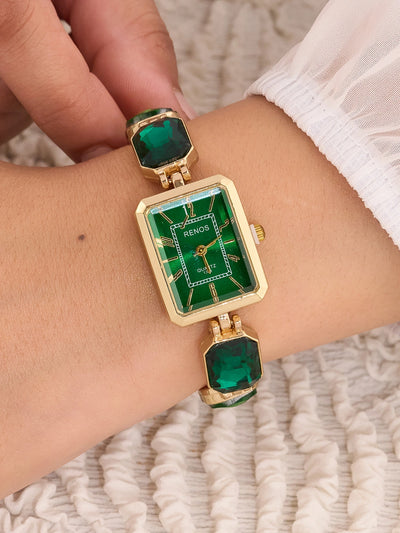 Emerald Luxe Facet Women’s Watch