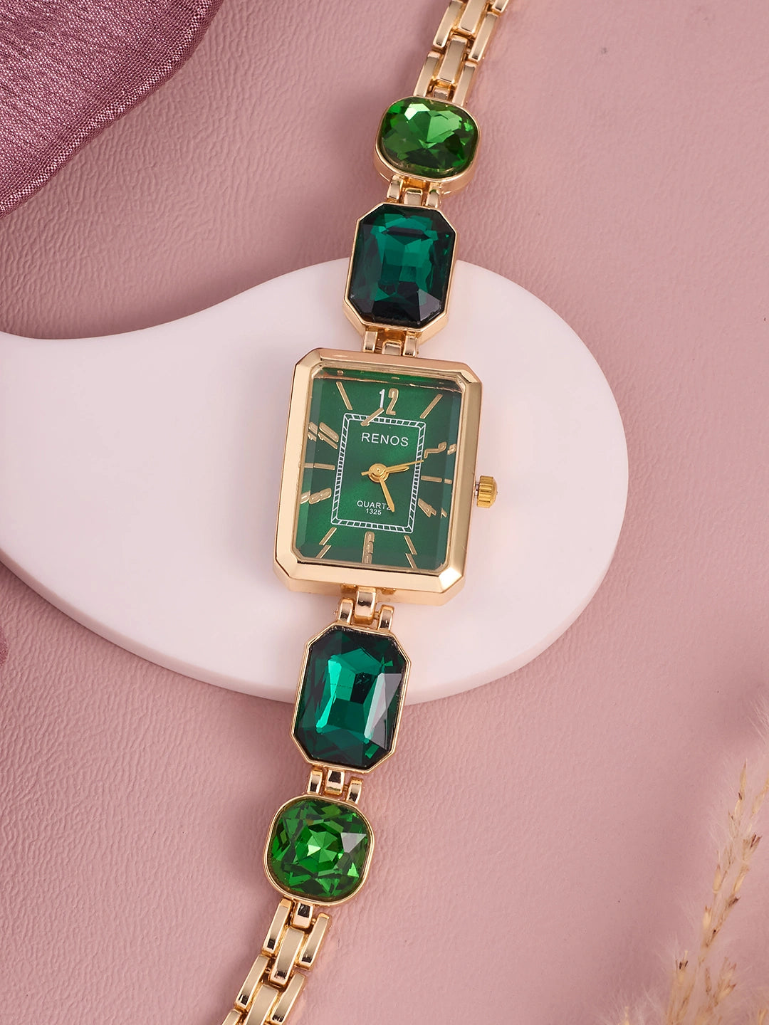 Emerald Luxe Facet Women’s Watch