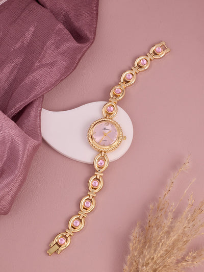 Roselle Pearl Beaded Women’s Watch